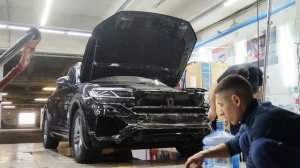 разбор бампера на Туареге