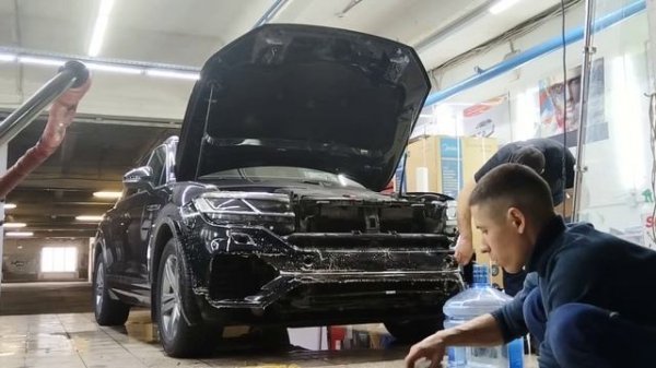 разбор бампера на Туареге