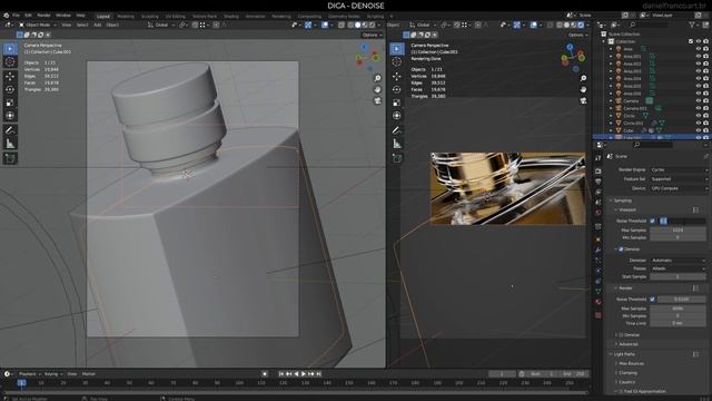 DENOISE | Blender 3.0 | Tutorial 3D Aula Português смотреть онлайн