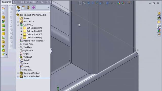 solidworks 2009 training Weldment смотреть онлайн