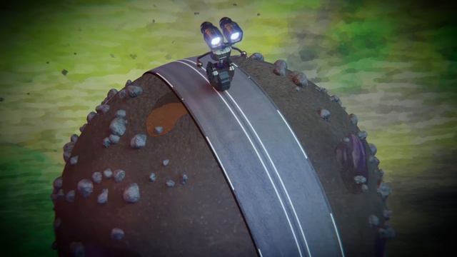 A Robot on a Planet Blender 2.8  Eevee Test