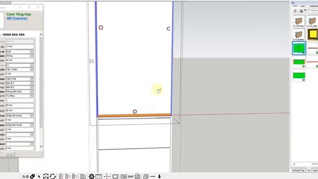 Make file cnc to produce a wardrobe / Xuất File nesting tủ áo bằng sketchup + ABF смотреть онлайн