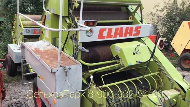 Claas Rollant 44 на стоянке в Воронеже пресс подборщики Рулонные