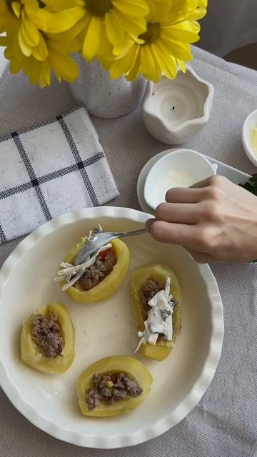 Картошка с фаршем