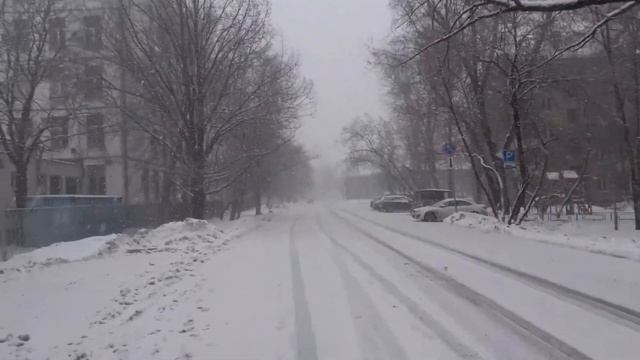 Москва 3494 2-й (второй) Амбулаторный проезд зима день смотреть онлайн