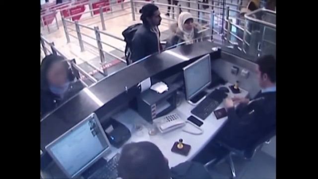 Hayat Boumeddiene caught on airport CCTV Istanbul смотреть онлайн