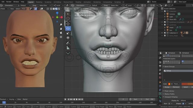 Blender facial expression test смотреть онлайн