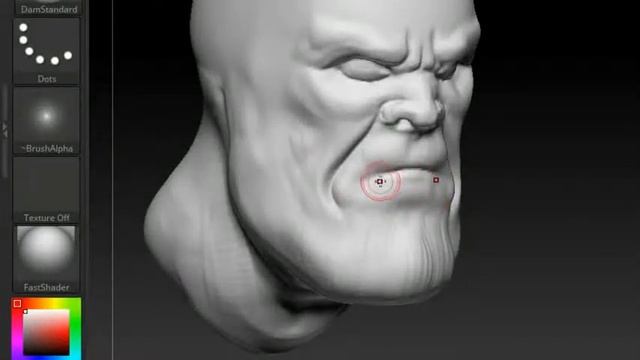 thanos zbrush tutorial part 1 смотреть онлайн