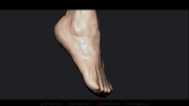 Feet sculpting in Zbrush - Timelapse смотреть онлайн