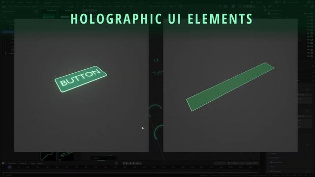 Hologram FXs | Procedural Holographics Generator for Blender | Teaser смотреть онлайн
