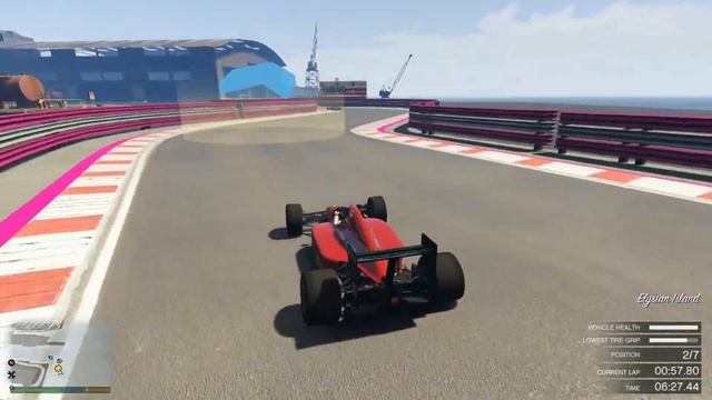 GTA Online, First Try at Open Wheel Racing & Crashing смотреть онлайн
