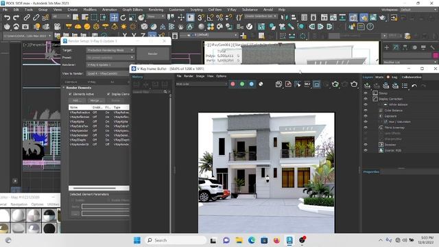 3dsmax, Vray render elements selected смотреть онлайн