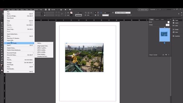 Saving And Exporting Artwork - INDESIGN смотреть онлайн