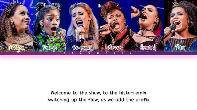 Ex-Wives - SIX The Musical (Color Coded Lyrics)