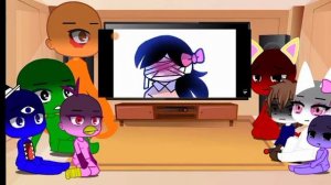 РЕАКЦИЯ ПЕРСОНАЖЕЙ ИЗ САДА БАН БАНА НА СЕБЯ😬😨😜