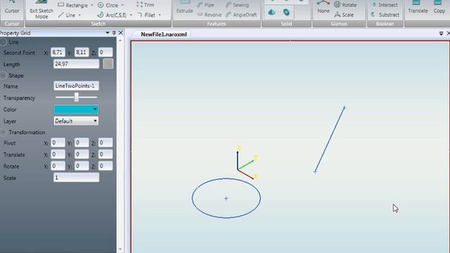 Translate Gizmo for 2D and 3D shapes смотреть онлайн