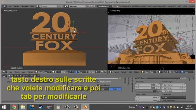 Come creare intro logo "20th Century Fox" смотреть онлайн