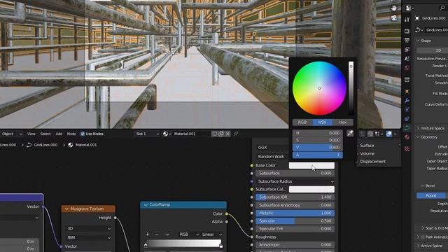 Complex Pipe Structures with RandoGrid | Blender Session 6 смотреть онлайн