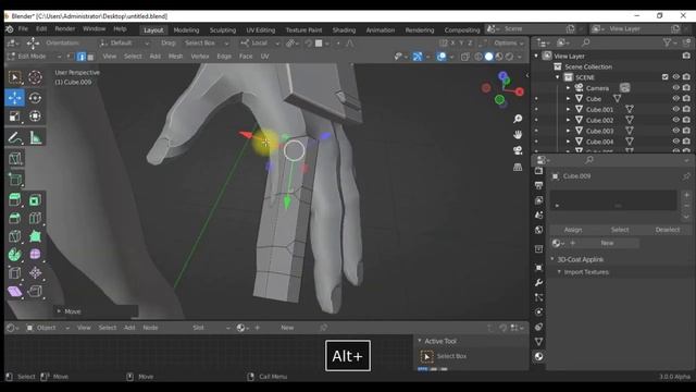 blender 3.0 sci fi cap modeling, rigging, animation смотреть онлайн