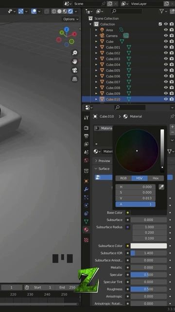 اضافة Material اسود على Blender- مع شرح بلندر بالعربي للمبتدئين #shorts #short #blender смотреть онлайн