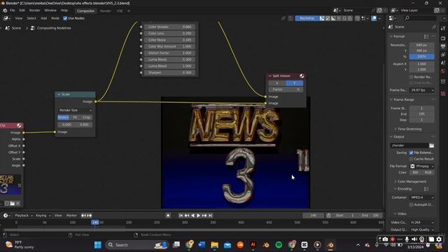Y2K VHS EFFECT BLENDER TUTORIAL смотреть онлайн