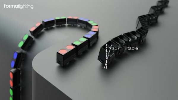 Formalighting - LED Linear Lighting  Design - Cobra Flex Chain Installation & Product Detail