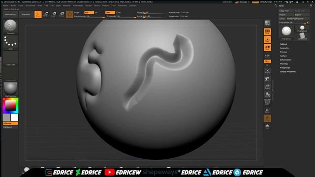 Custom Brushes In ZbrushCore смотреть онлайн