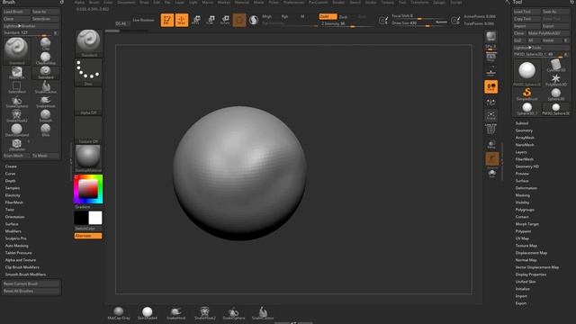 012 ZBrush Brush Basics смотреть онлайн