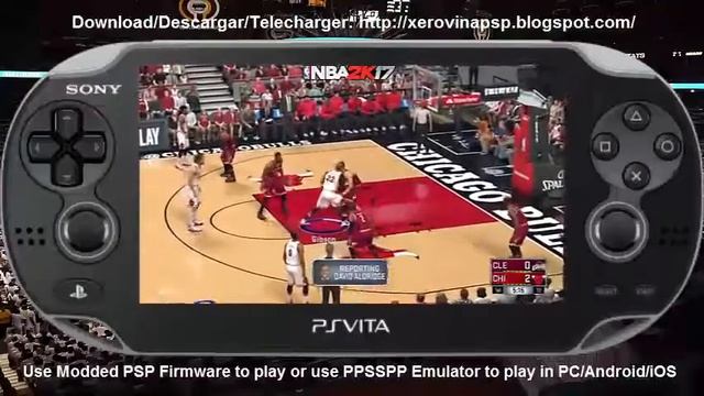 NBA 2K17 PSP ISO CSO Download [USA][EUR]