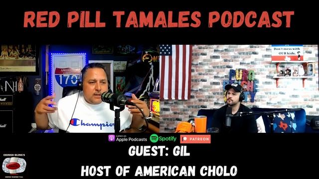 RPT #157 - Host of @AMERICANCHOLO Gil | Red Pill Tamales | Chingo Bling Podcast смотреть онлайн