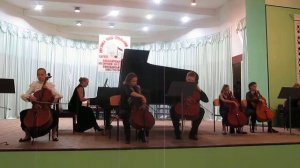 Ансамбль виолончелистов ХССМШи - Мелодия (Л. Шукайло)