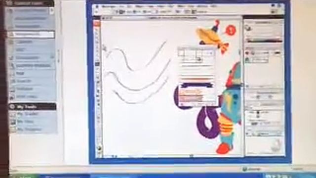 Adobe Photoshop and InDesign Creative Interactive Freestyle Drawing Tutorial. смотреть онлайн