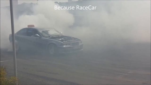 Drift Donuts and Burnout BMW E36 328 Turbo - Tuned by Powerfanatics-Garage смотреть онлайн