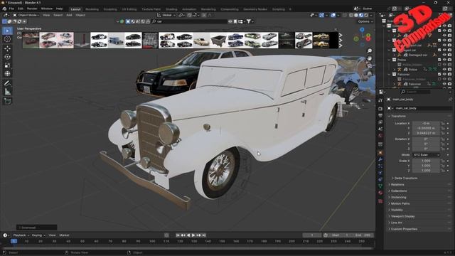 BlenderKit - Lets explore over 5179 3D models смотреть онлайн