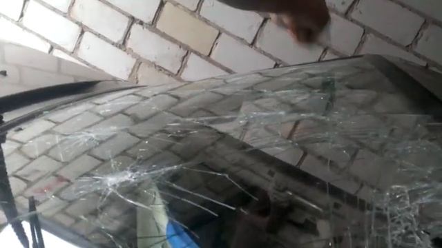 Как не надо снимать лобовое стекло на ВАЗ 2108