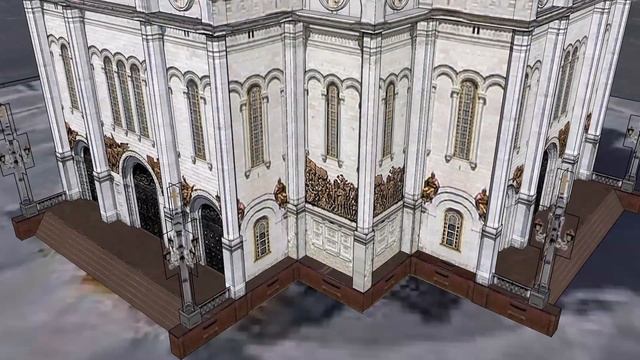 Sketchup 2017 Christ the Savior Cathedral. Sketchup House. смотреть онлайн