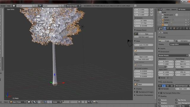 Blender 2.54 Arbaro Tree Generator and importing the tree (dosent work on Macs) смотреть онлайн