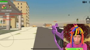 КИТАЙКА ИГРАЕТ В CHICKEN GUN 8 ЧАСТЬ