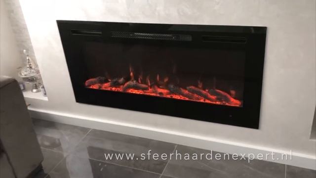 Aflamo Majestic - Elektrische inbouwhaard. Dé Cinewall sfeerhaard. смотреть онлайн