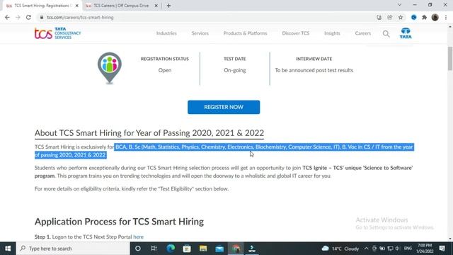 TCS Recruitment 2022 | TCS Smart Hiring 2022 | Fresher Jobs | TCS Off Campus Drive 2022 |Job Vacanc смотреть онлайн