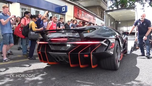 A $2,5Million Lamborghini Centenario CAUSES CHAOS in London Lamborghini Egoista смотреть онлайн