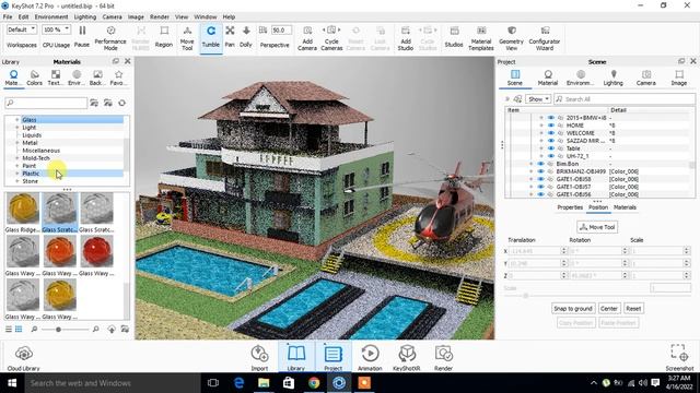 sketchup file into Keyshot | keyshot | keyshot tutorial for beginners смотреть онлайн