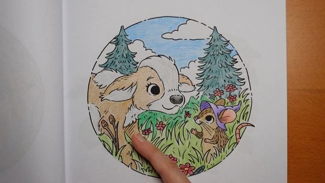 Completed Book Flip Through - Matchstick Mouse - A Springtime Coloring Book by Morgan O'Brien смотреть онлайн