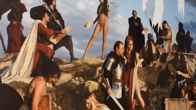 Guennadi Ulibin The Apocalypse Riders Diaries Oil, canvas 230x580 смотреть онлайн