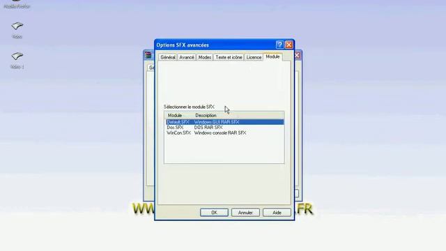 Créer une archive Winrar SFX autoextractible смотреть онлайн