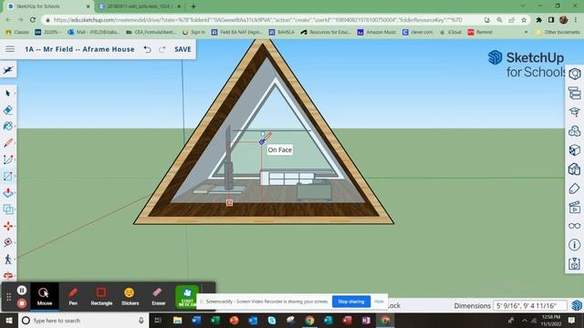 A-frame House -- SketchUp -- Lesson 2 смотреть онлайн