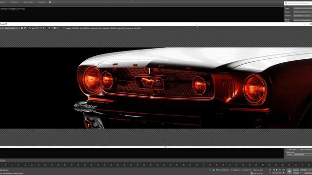 Fstorm Render Horse Mustang 65 power смотреть онлайн