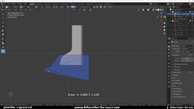 SciFi support BEAM tutorial for Blender with HardOPS and Boxcutter смотреть онлайн