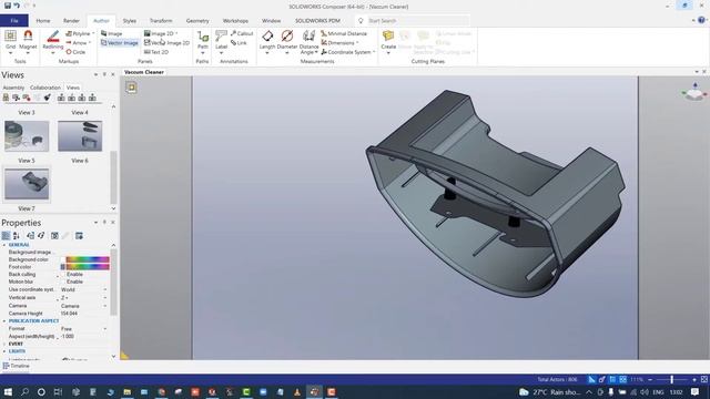 SOLIDWORKS Composer Demo - Vacuum Cleaner Short смотреть онлайн