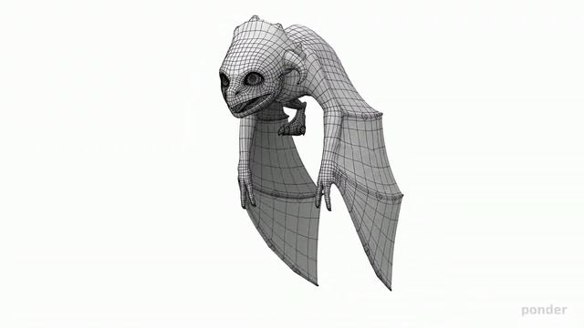 Sintel: Dragon Baby, Scales - model turnaround - Blender 2.5 смотреть онлайн